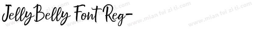 JellyBelly Font Reg字体转换
